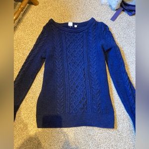 Royal Blue Knit Sweater Small